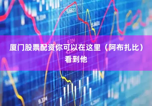 厦门股票配资你可以在这里（阿布扎比）看到他